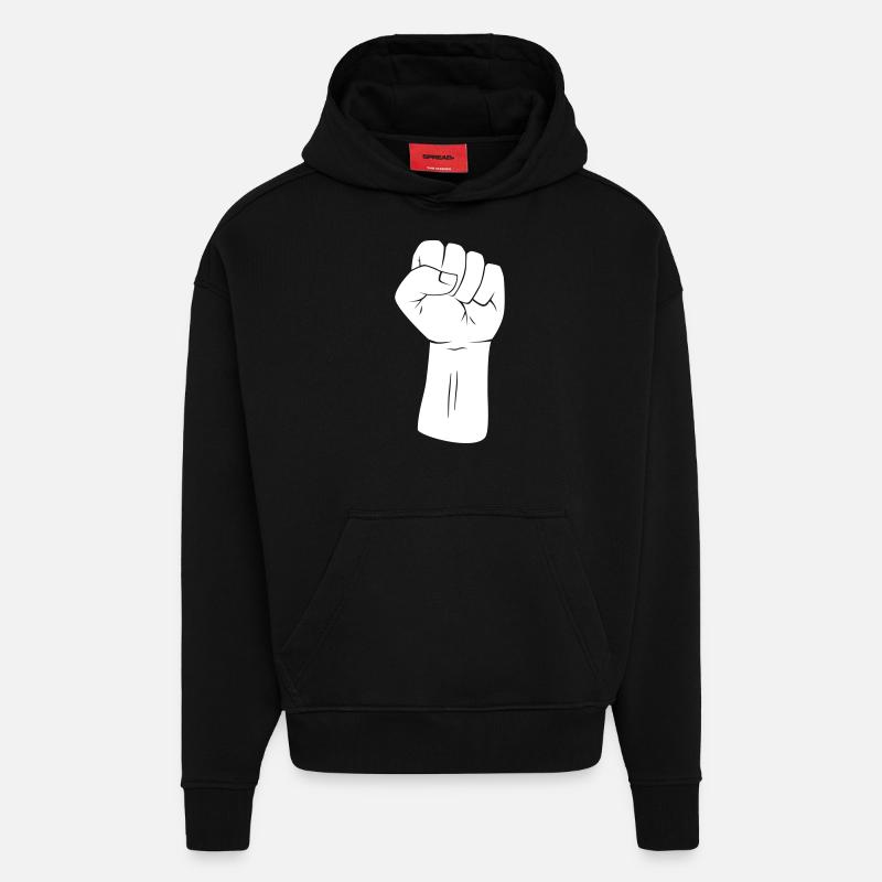 Faust - Hoodie- made by SPREAD  - SOLID BLACK