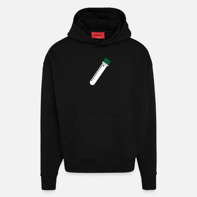 PETling 2farbig - geocaching Container - Hoodie- made by SPREAD  - SOLID BLACK