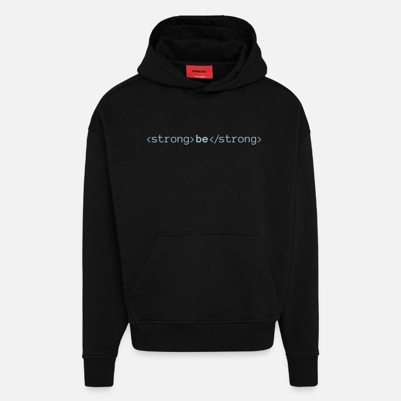 Sei stark, sei kühn - Hoodie- made by SPREAD  - SOLID BLACK
