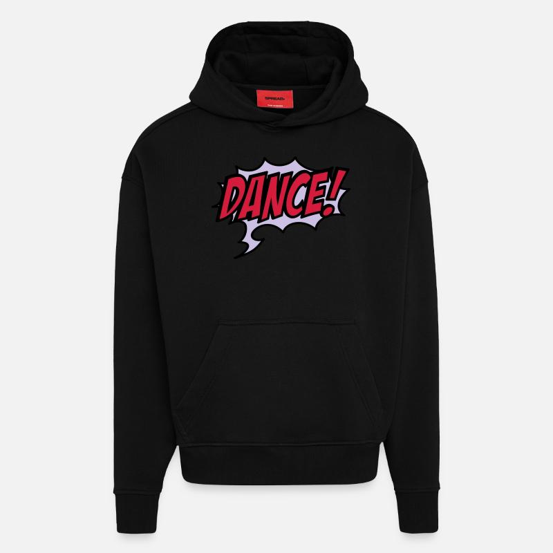 tanzen - Hoodie- made by SPREAD  - SOLID BLACK