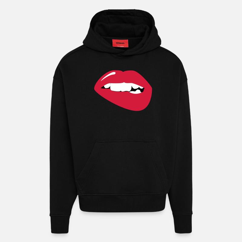 Lippe - Hoodie- made by SPREAD  - SOLID BLACK