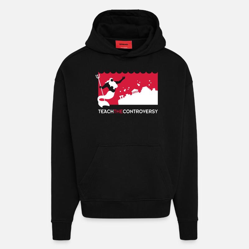 atlantis - Hoodie- made by SPREAD  - SOLID BLACK