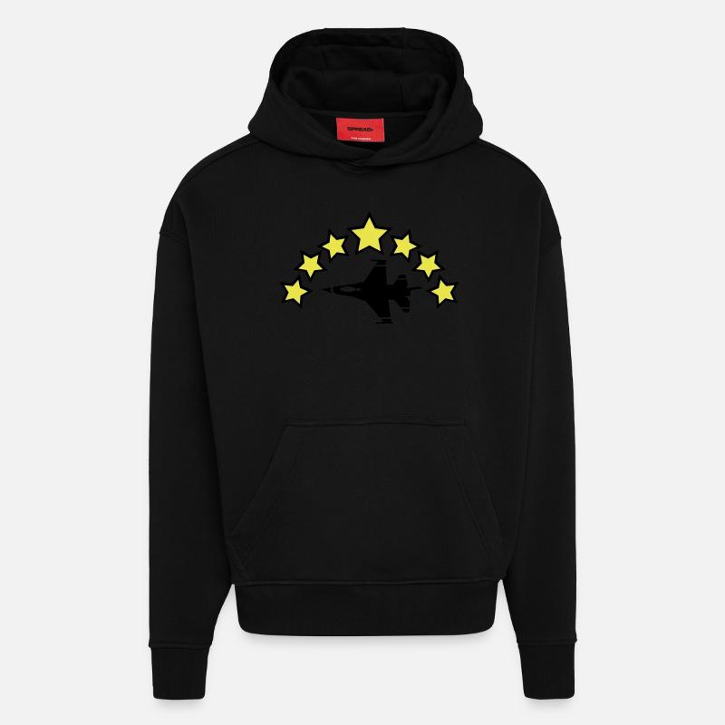 modellbau - Hoodie- made by SPREAD  - SOLID BLACK