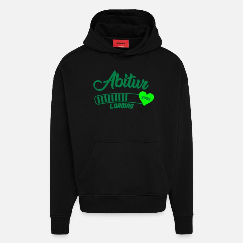 Abitur Loading 2025 - Hoodie- made by SPREAD  - SOLID BLACK
