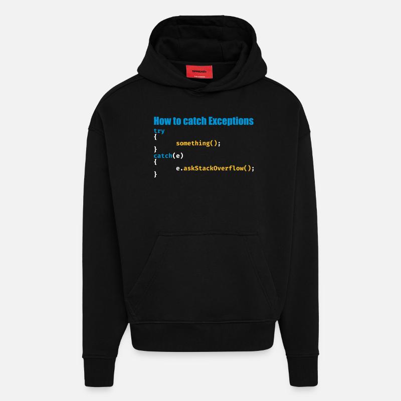 Programmierer, Software, Informatik, Developer - Hoodie- made by SPREAD  - SOLID BLACK