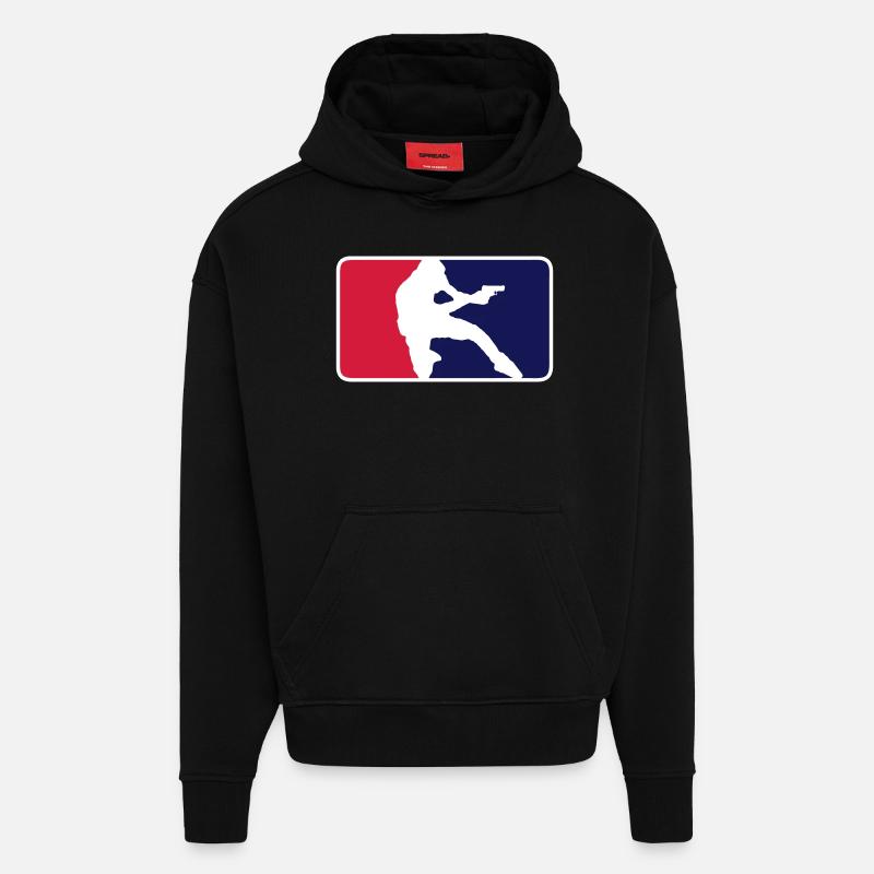 IPSC Logo - Hoodie- made by SPREAD  - SOLID BLACK