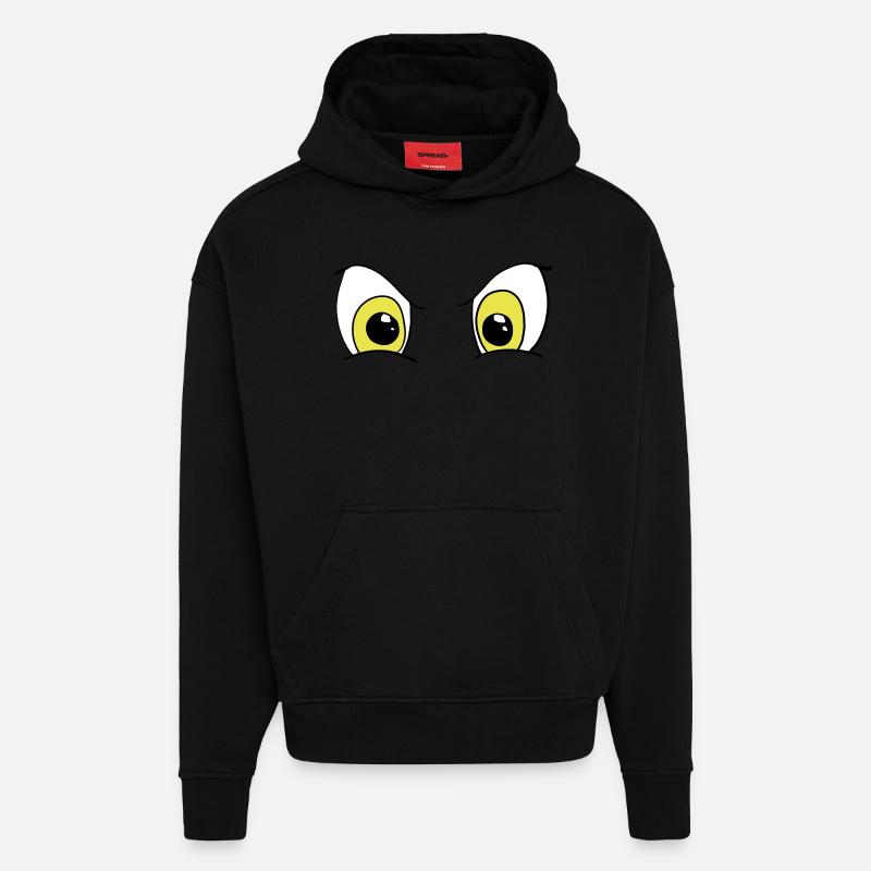 auge - Hoodie- made by SPREAD  - SOLID BLACK