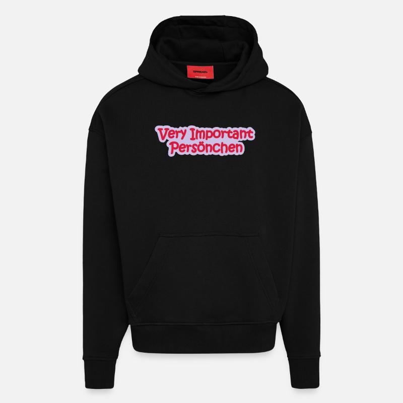 VIP Babysprüche - Hoodie- made by SPREAD  - SOLID BLACK