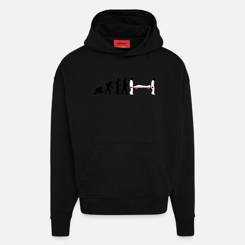 evolution_sanitaeter_09_201602_3c - Hoodie- made by SPREAD  - SOLID BLACK