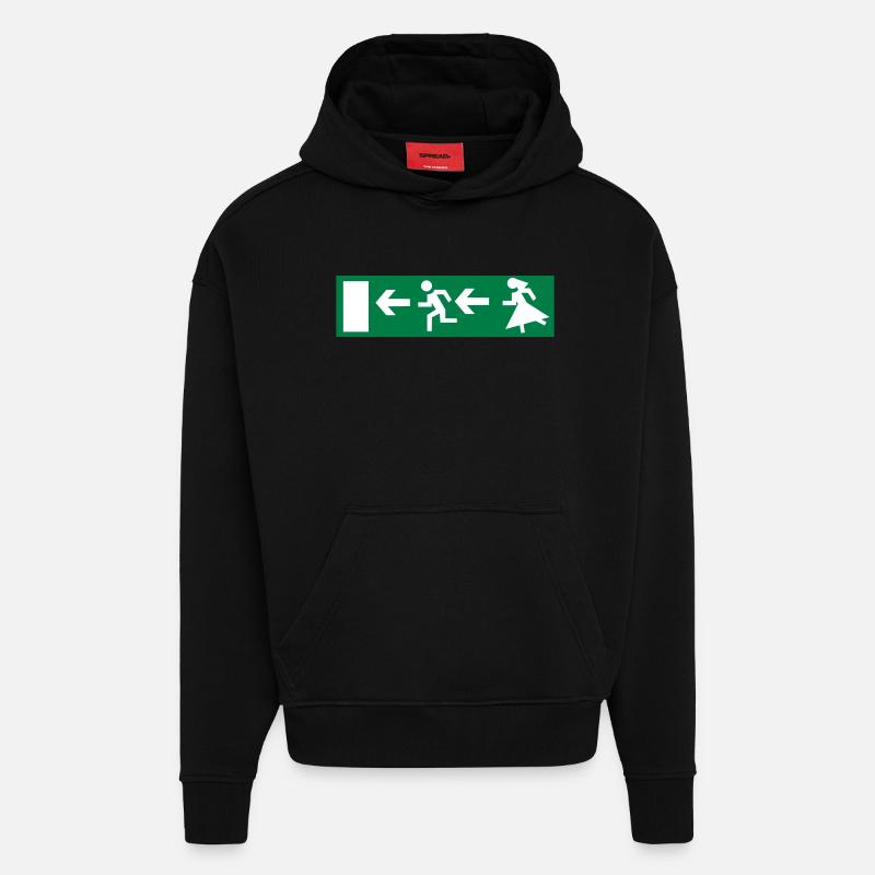 Junggesellenabschied - Hoodie- made by SPREAD  - SOLID BLACK