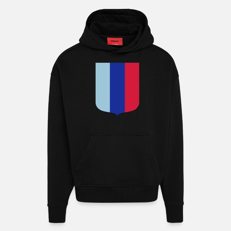 M Schild - Hoodie- made by SPREAD  - SOLID BLACK