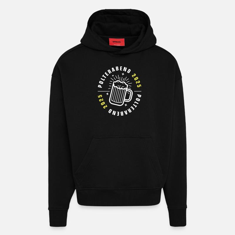Polterabend 2025 - Hoodie- made by SPREAD  - SOLID BLACK