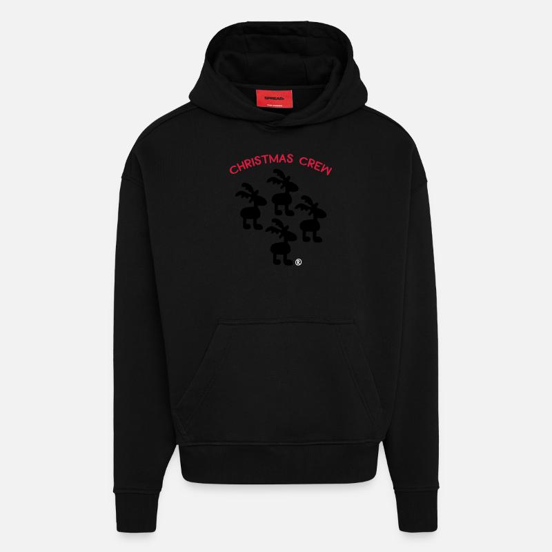 Weihnachten - Hoodie- made by SPREAD  - SOLID BLACK