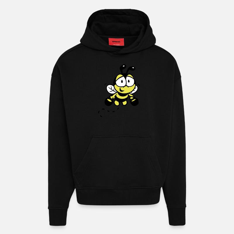 Biene - Hoodie- made by SPREAD  - SOLID BLACK