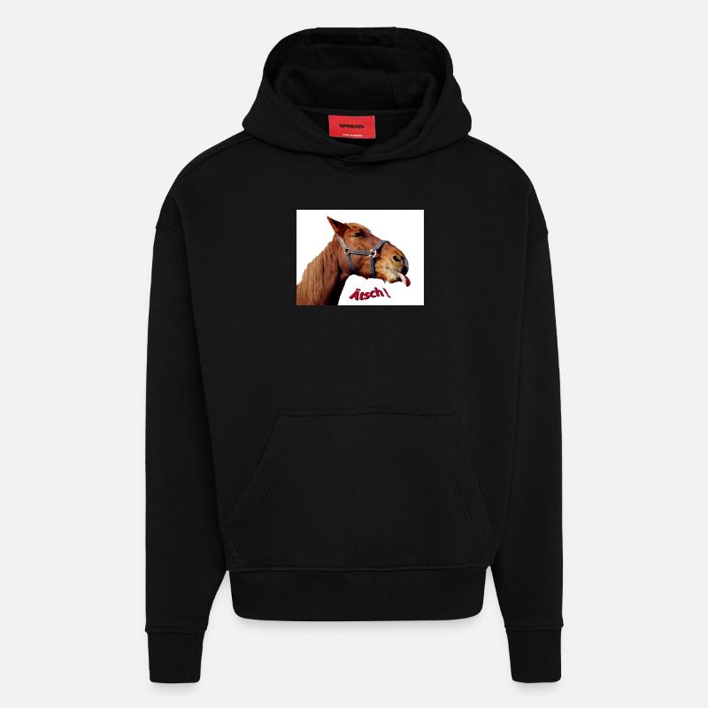 Ätsch! - Hoodie- made by SPREAD  - SOLID BLACK