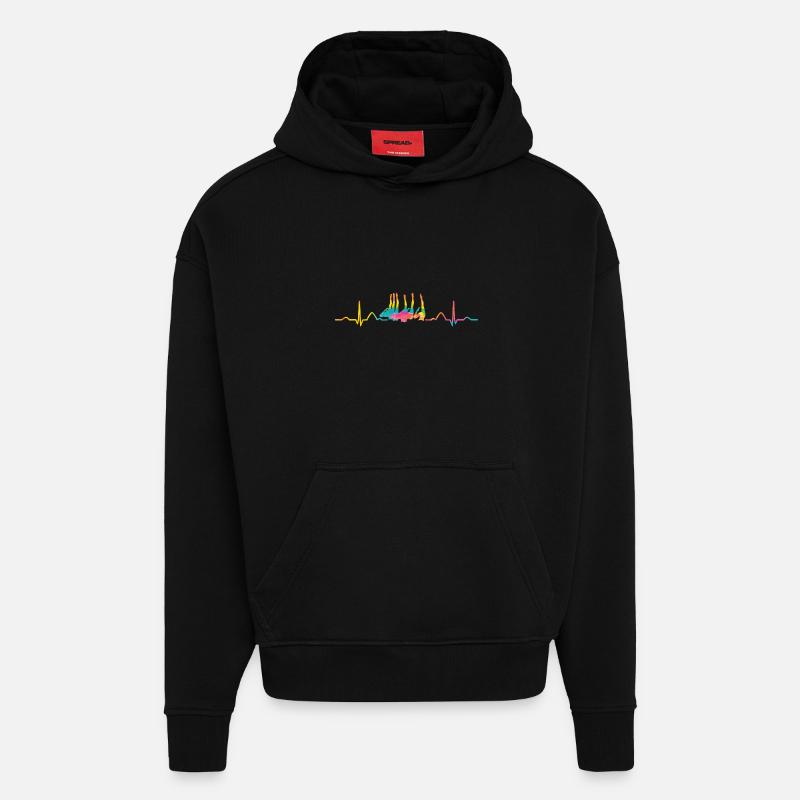 Synchronschwimmen Team Artistic Swim - Hoodie- made by SPREAD  - SOLID BLACK