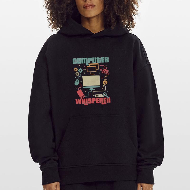 Don't Worry I'm From Tech Support IT Sysadmin Comp Hoodie- made by SPREAD 
