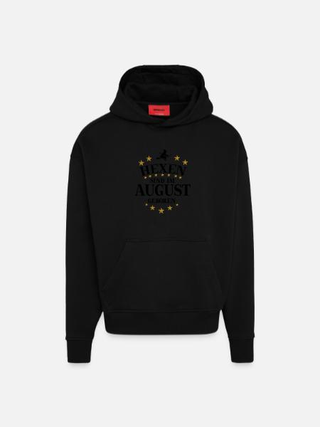 Hexen August - Hoodie- made by SPREAD - SOLID BLACK