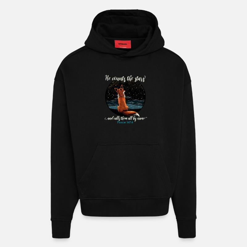 Bibelvers Christlich Religiös - Hoodie- made by SPREAD  - SOLID BLACK
