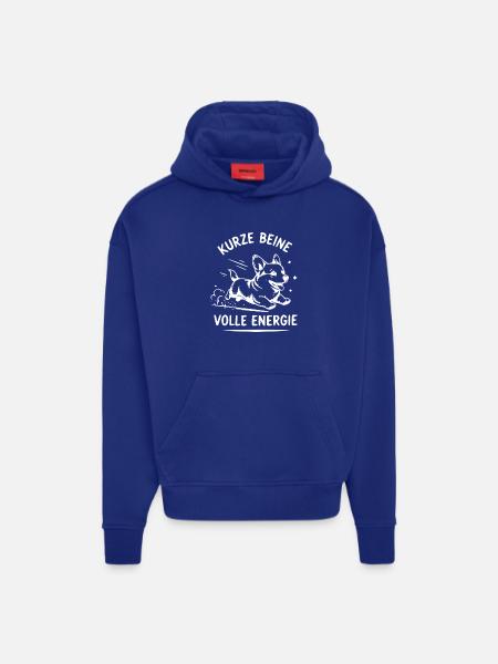 Kurze Beine, volle Energie - Hoodie- made by SPREAD - SOLID BLACK