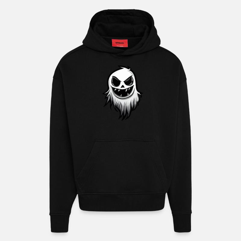 Geist Halloween Comic - Hoodie- made by SPREAD  - SOLID BLACK