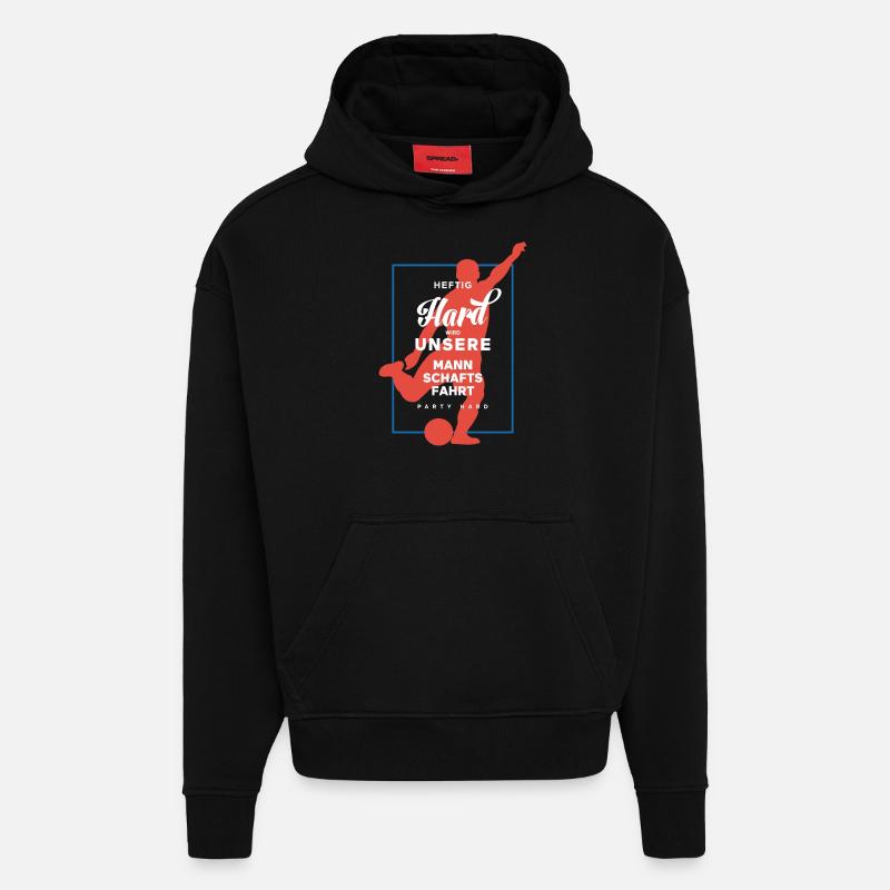 Mannschaftsfahrt - Hoodie- made by SPREAD - SOLID BLACK