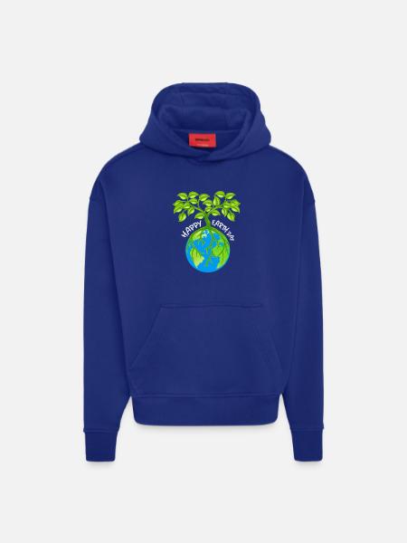 Eco-Friendly Earth Friend T-Shirt - Hoodie- made by SPREAD  - SOLID BLACK