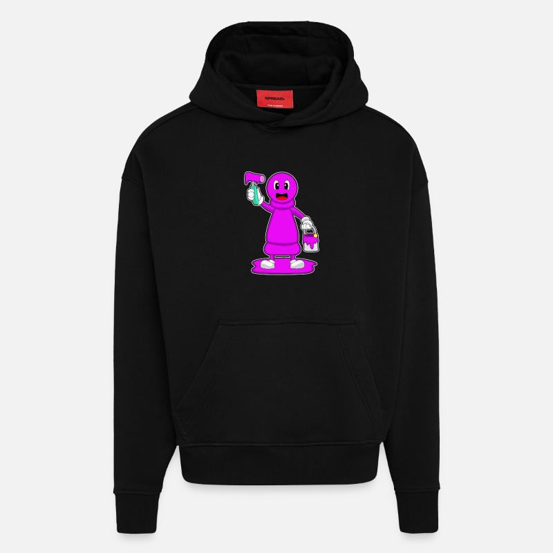 Schachfigur Bauer Schach - Hoodie- made by SPREAD  - SOLID BLACK
