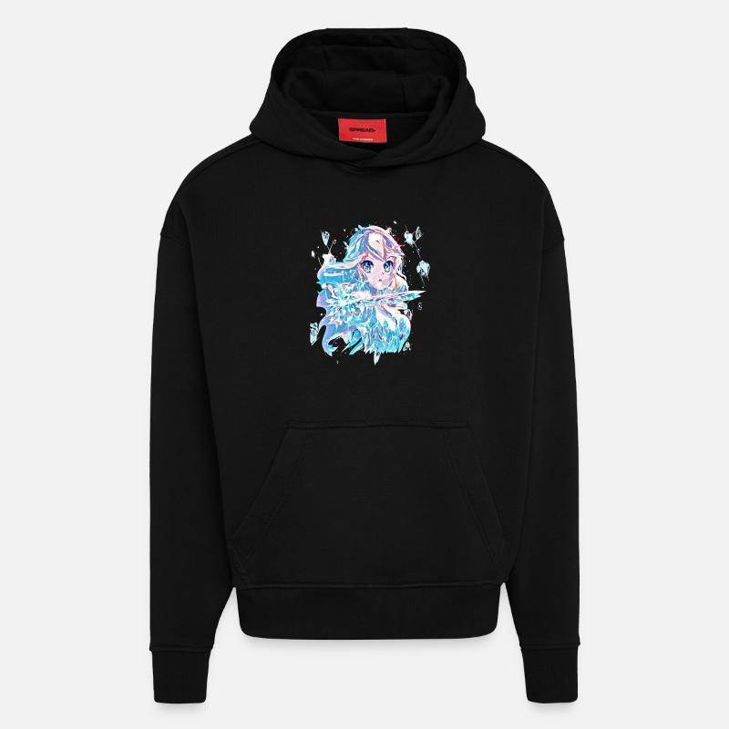 Eisprinzessin - Hoodie- made by SPREAD  - SOLID BLACK