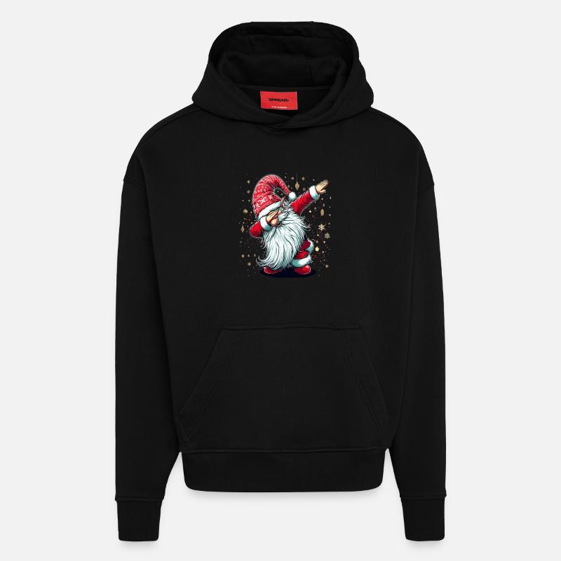 Dabbing Weihnachtsmann Dab Nikolaus - Hoodie- made by SPREAD  - SOLID BLACK