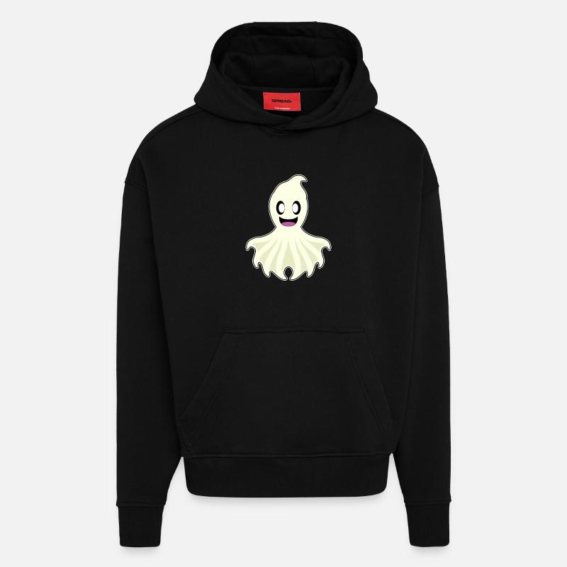 Krake Geist - Hoodie- made by SPREAD  - SOLID BLACK