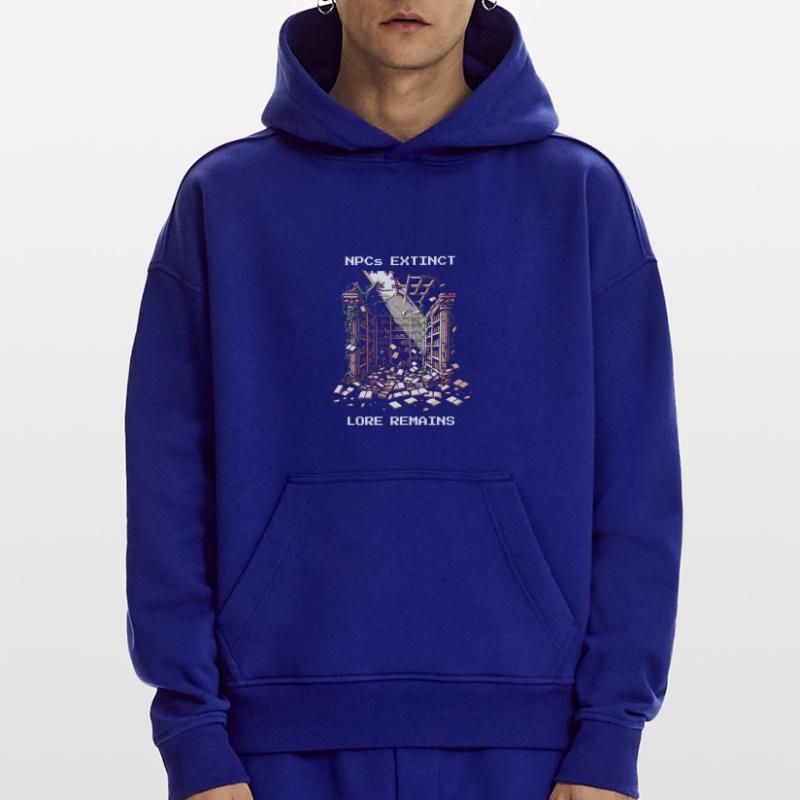 NPCs gone, lore stays | Post-apocalyptic Hoodie- made by SPREAD 