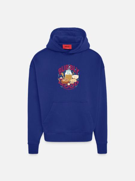 Sourdough Bubbly Mood Bread Baking Baker - Hoodie- made by SPREAD  - SOLID BLACK