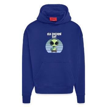 alien - Hoodie- made by SPREAD  - Iconic Blue - Vorne