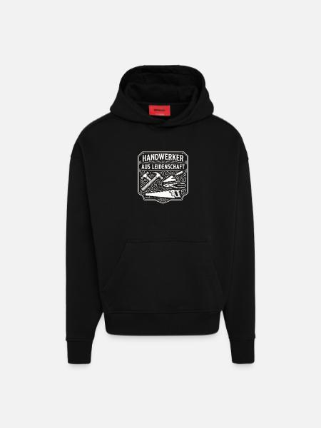 Handwerker Leidenschaft Qualität Tradition - Hoodie- made by SPREAD - SOLID BLACK