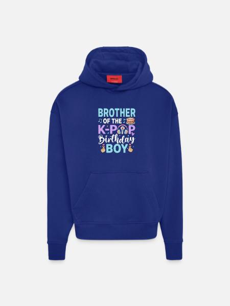 Brother of The K-Pop Birthday Boy - Hoodie- made by SPREAD  - SOLID BLACK