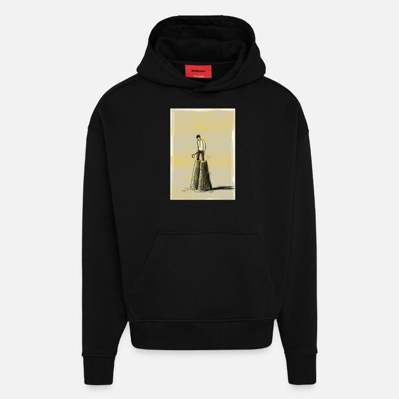 Vor dem Neuanfang - Hoodie- made by SPREAD - SOLID BLACK