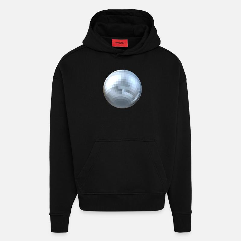 Miracle - Sweat à capuche bio épais oversize fabriqué en UE - SOLID BLACK