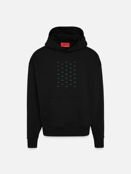 Many small road bikes - Hoodie- made by SPREAD - SOLID BLACK