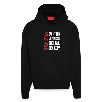 Geh Mal Bier Holen lustige Sprüche - Hoodie- made by SPREAD  - SOLID BLACK - Vorne