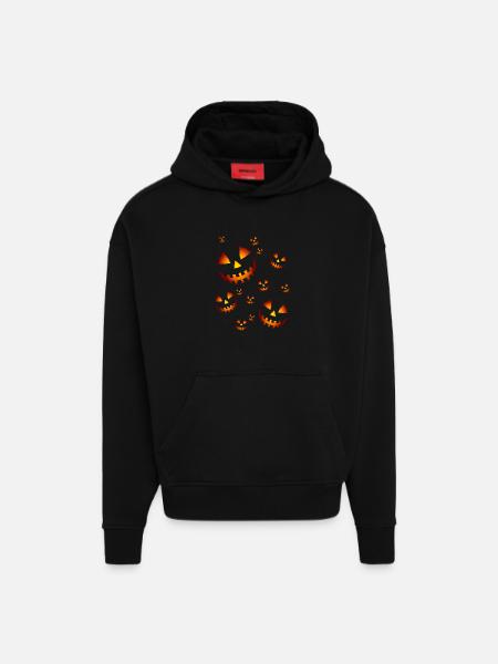 Kürbissen - Hoodie- made by SPREAD - SOLID BLACK