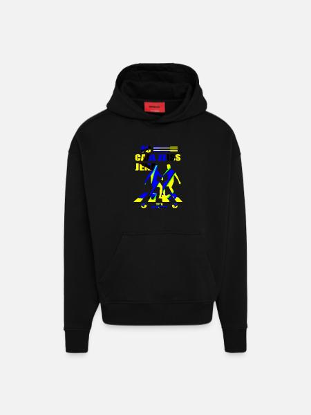 FC Carl Zeiss Jena - Hoodie- made by SPREAD - SOLID BLACK