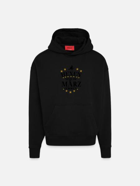Witches March - Hoodie- made by SPREAD - SOLID BLACK