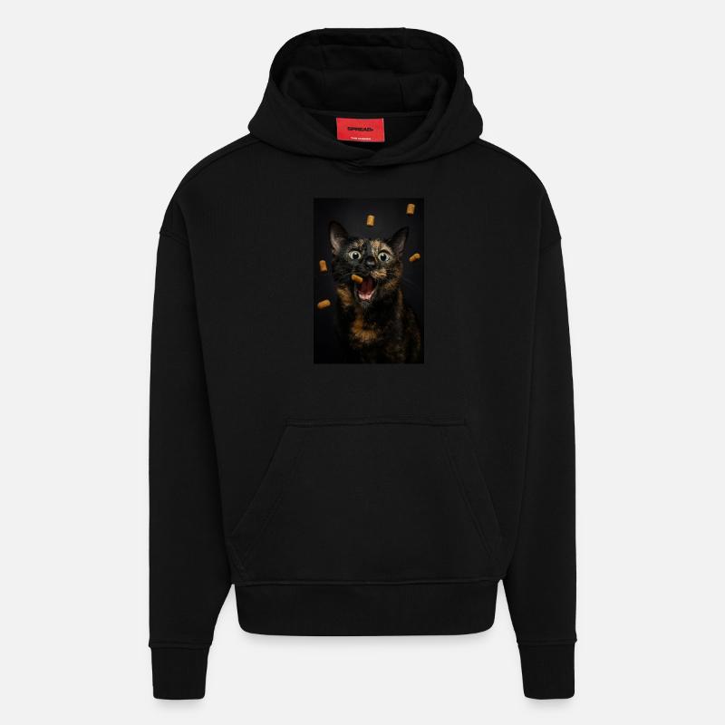 Leckerli-Angriffsmodus: Aktiviert! - Hoodie- made by SPREAD  - SOLID BLACK