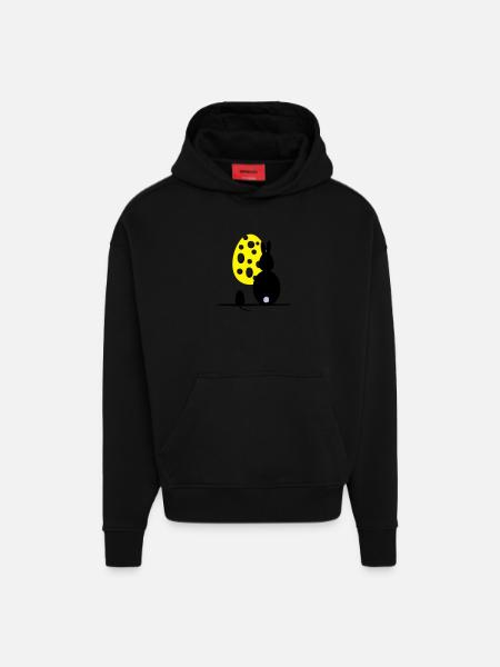 Mäuseosterei - Hoodie- made by SPREAD - SOLID BLACK