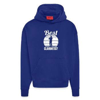 Bester Klarinettist - Hoodie- made by SPREAD  - Iconic Blue - Vorne