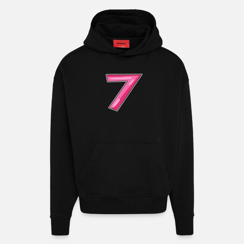 7 - Sweat à capuche bio épais oversize fabriqué en UE - SOLID BLACK