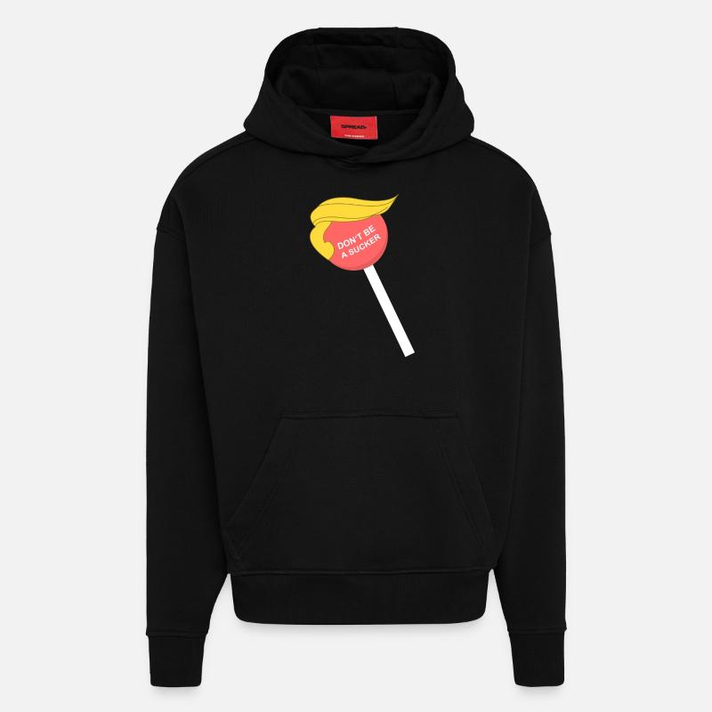 Don't be a sucker - Hoodie- made by SPREAD  - SOLID BLACK