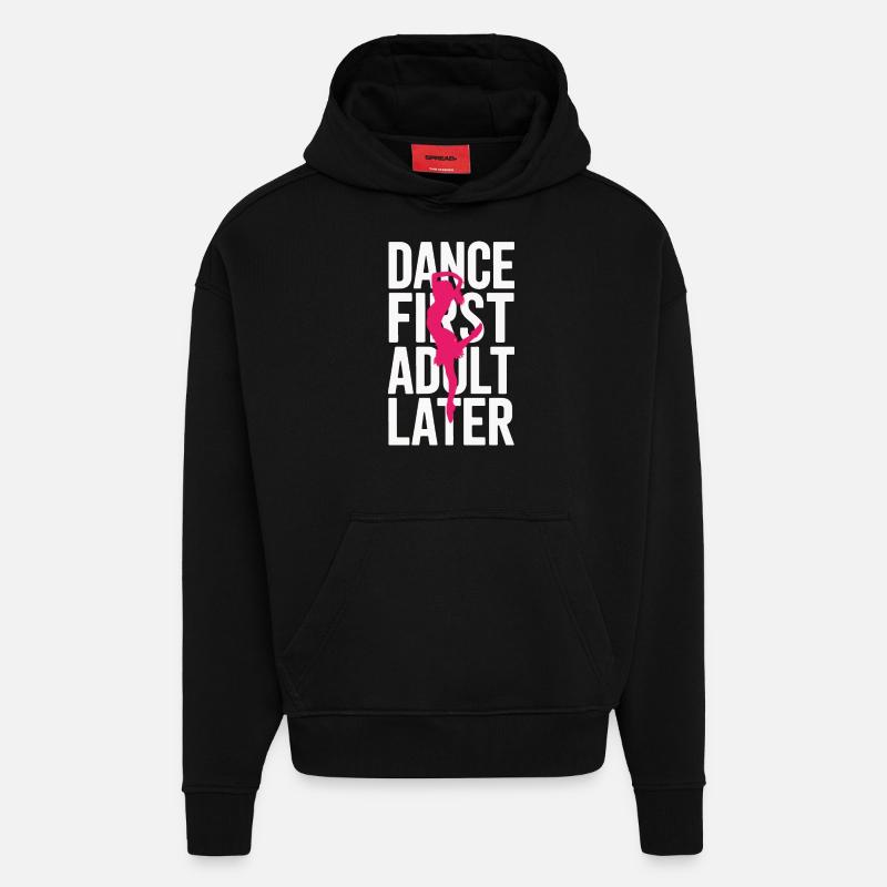 Dancing Dancers Dancing - Hoodie- made by SPREAD  - SOLID BLACK