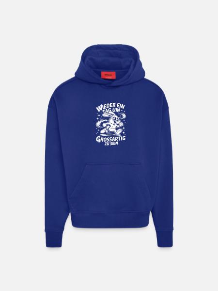 Another day to be great - Hoodie- made by SPREAD  - SOLID BLACK